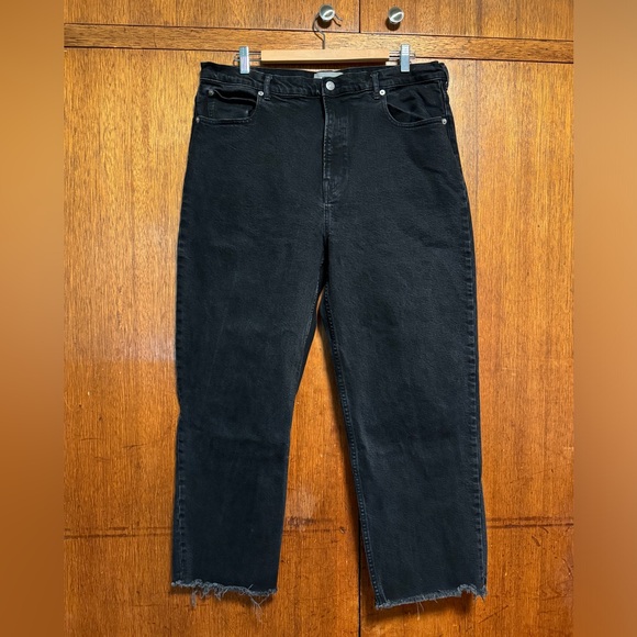 Everlane — The Way High Jean — Coal, organic cotton, size 33 regular, worn twice - Picture 2 of 5